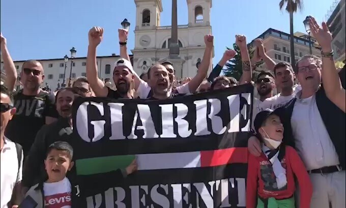 Juve, Piazza di Spagna bianconera