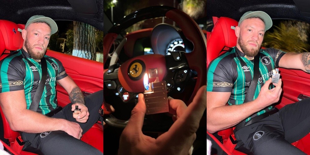 McGregor sceglie Ferrari: sulle strade della Francia guida una F8 Tributo