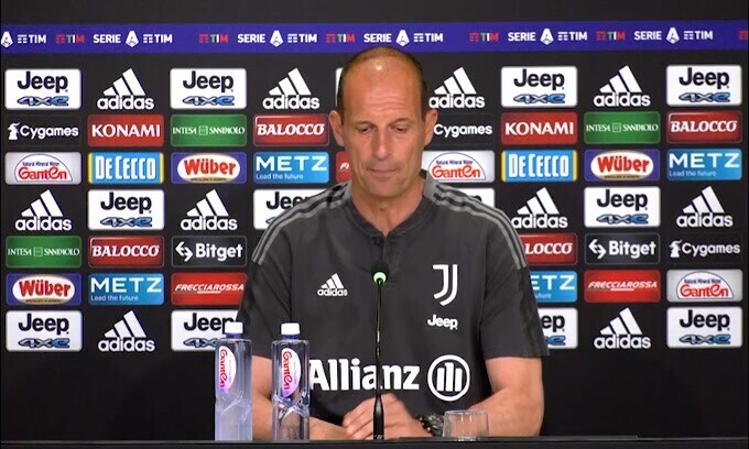 Allegri: "Domani è la festa di Chiellini"