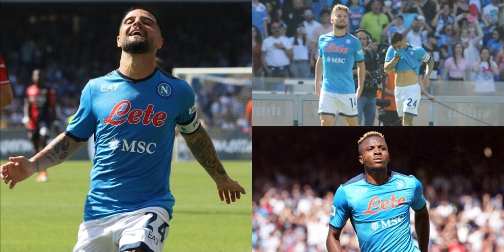 Il Napoli travolge il Genoa: 3-0 firmato Osimhen, Insigne e Lobotka