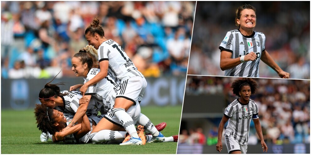 Juventus Women è "triplete": rimonta sulla Roma e Coppa Italia al cielo