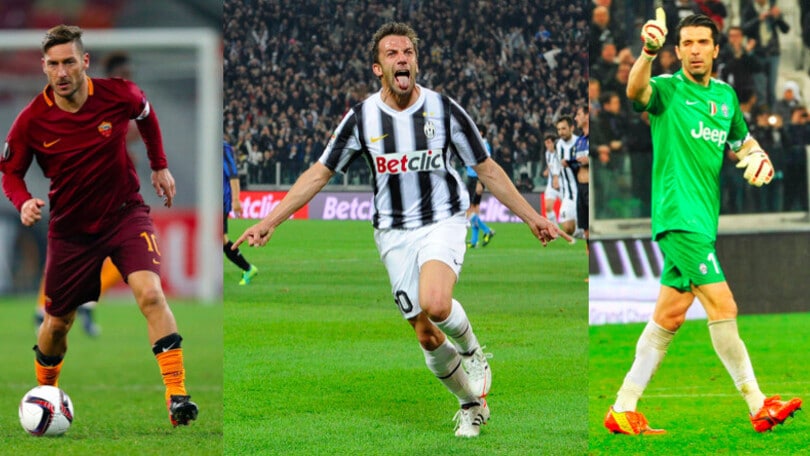 La classifica dei 10 calciatori italiani più forti di sempre…secondo gli inglesi