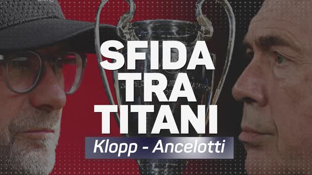 Ancelotti contro Klopp, sfida tra grandi tecnici, amici fuori dal campo