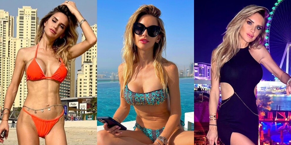 Lady Rugani super sexy: bikini da sogno a Dubai