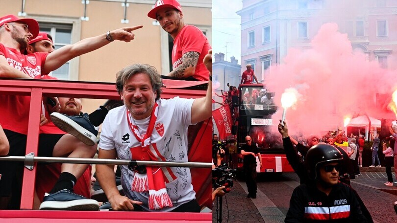 Monza, che festa in città per i ragazzi di Stroppa!