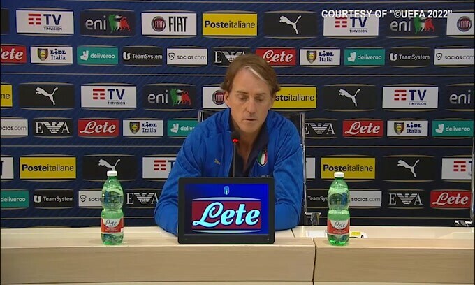 Mancini: "Sorpreso da forfait di Zaccagni e Lazzari"