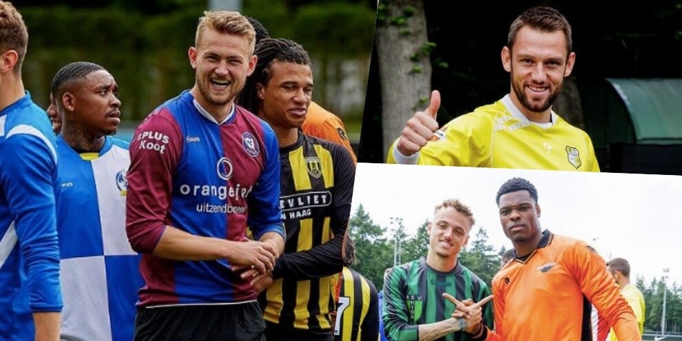 Olanda, da De Ligt a Dumfries: in campo con le maglie del primo club
