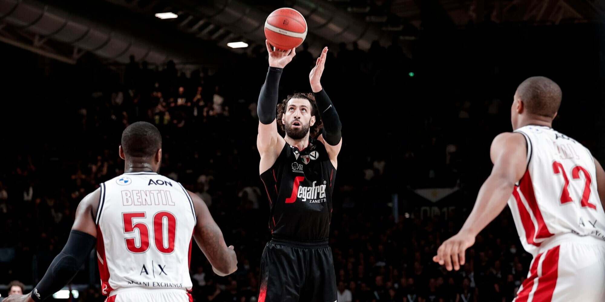 La Virtus Bologna ringrazia Shengelia e batte Milano in gara2