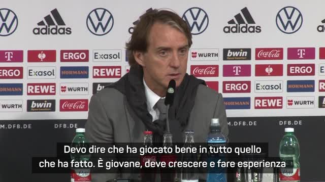 Mancini su Gnonto: "Gol meritato, può diventare forte"