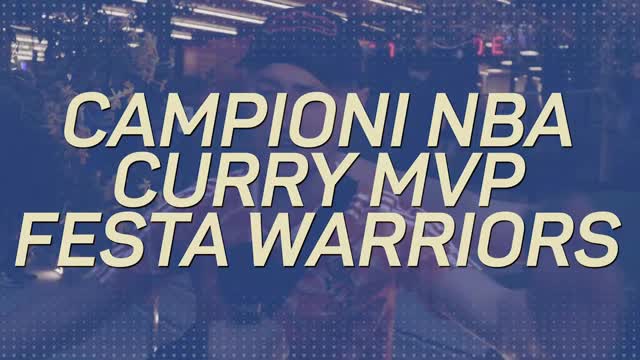 Warriors campioni, Curry MVP: San Francisco impazzisce