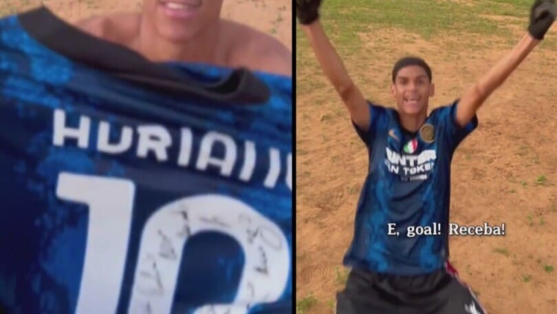 Receba, golazo per il suo idolo, Adriano l'Imperatore