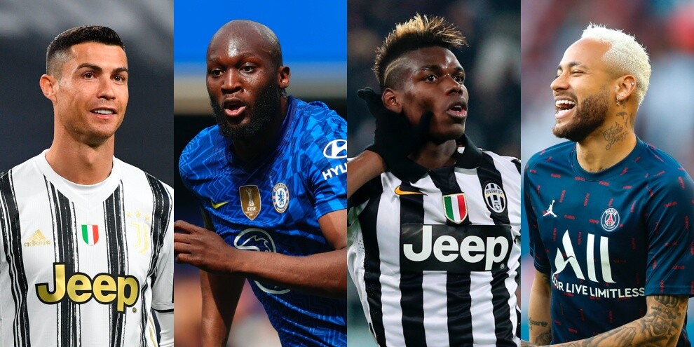 Da Pogba a Ronaldo, i 12 giocatori pagati più di 100 milioni di euro