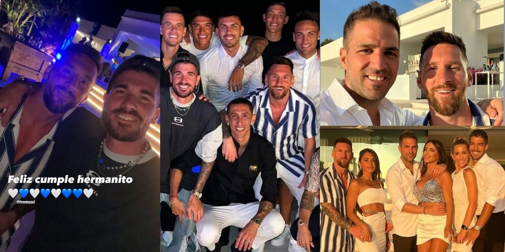 Messi, che festa a Ibiza: ci sono anche Di Maria e Molina