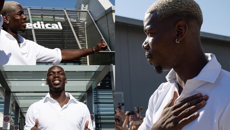 Pogba, visite mediche: tifosi Juve impazziti FOTO