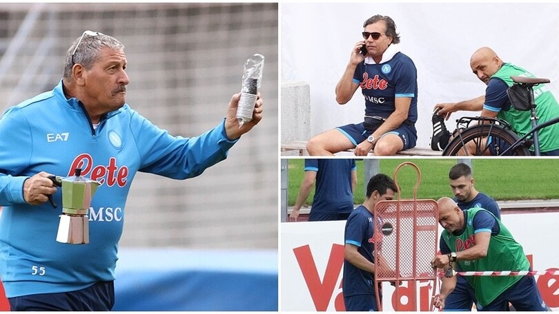 Napoli, calcio-tennis e caffè in ritiro. Ma c'è il rebus Koulibaly