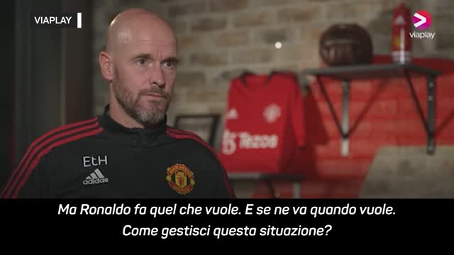 Ten Hag: "La fuga di CR7? Inaccettabile"