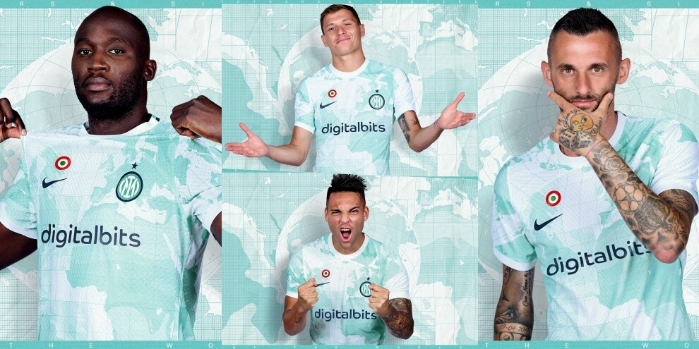 Il kit away dell'Inter: c'è la Terra sulla nuova maglia
