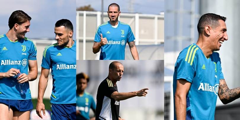 Juve, che intesa tra Vlahovic e Kostic! E Di Maria si scalda