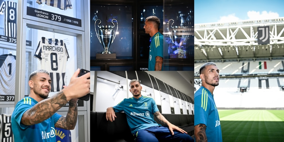 Paredes discovers the world of Juve. And at the J-Museum selfie in a Marchisio shirt
