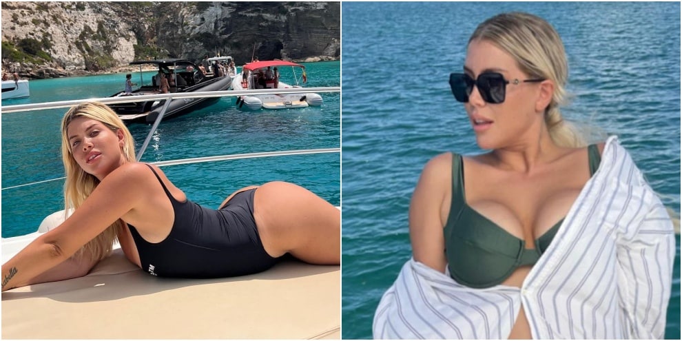 L'estate infinita di Wanda Nara: sexy bikini in barca!