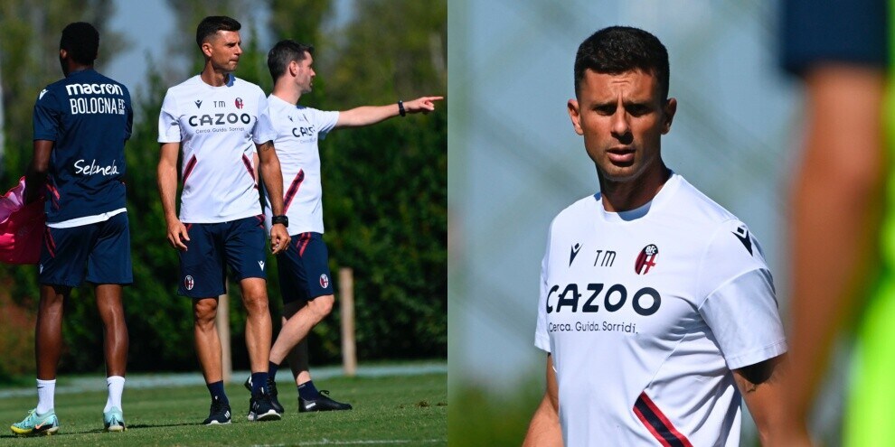 Bologna, ecco Thiago Motta: primo allenamento con la squadra