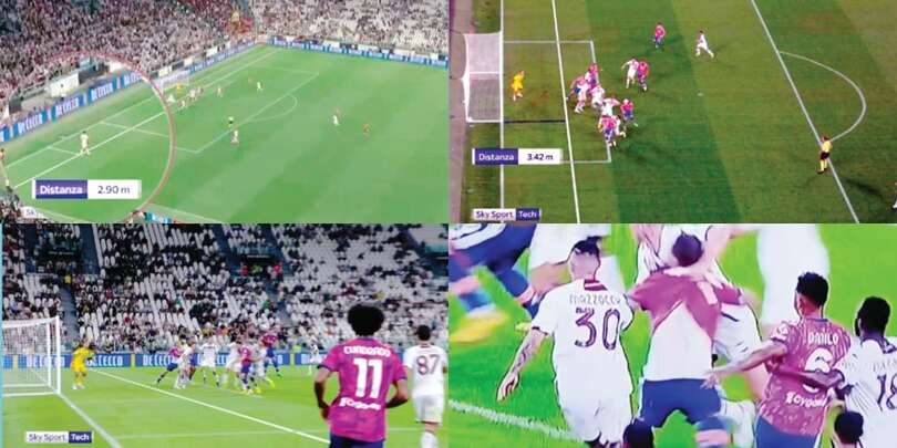 Juve-Salernitana, le FOTO che certificano il folle pasticcio del Var sul gol di Milik