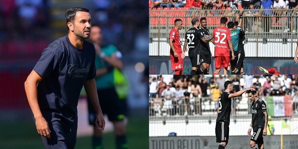 L'ex Palladino punisce la Juve: espulso Di Maria, Gytkjaer lancia il Monza