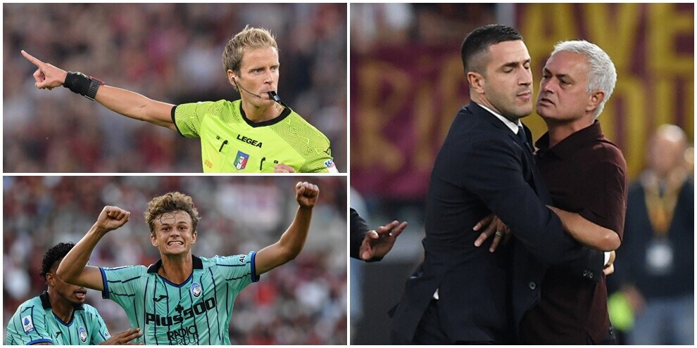 L'Atalanta sbanca l'Olimpico con Scalvini: Roma ko, espulso Mourinho
