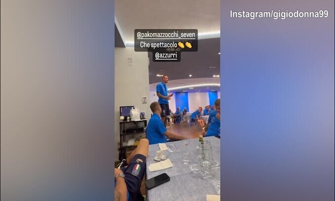 Nel ritiro della Nazionale arriva lo show di Mazzocchi