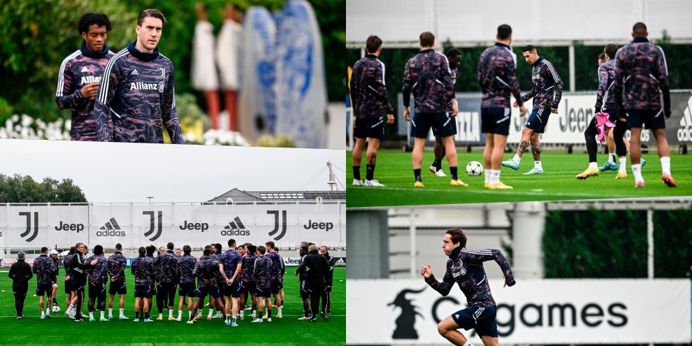 Juve, confronto Allegri-squadra prima dell'allenamento