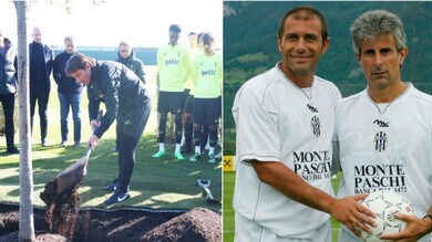Conte e il Tottenham omaggiano Ventrone: piantata una quercia in suo onore