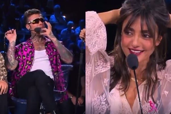 Fedez fa una battuta su Allegri ad Ambra Angiolini