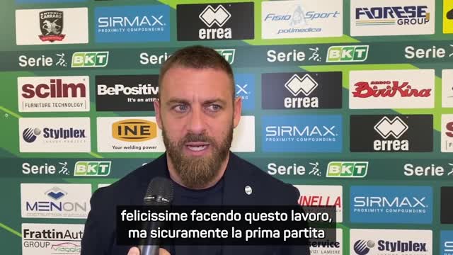 De Rossi: "Il debutto da allenatore è indimenticabile"