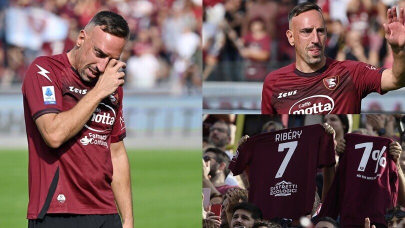Ribery lascia il calcio: il tributo dell'Arechi prima di Salernitana-Spezia