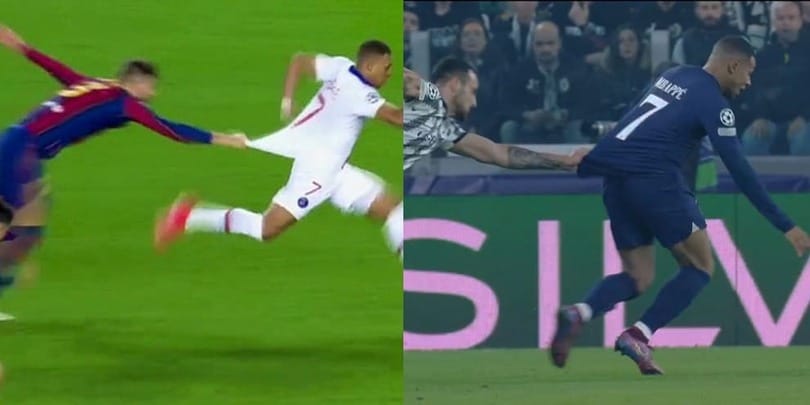 Juventus-Psg, Gatti come Piqué: la trattenuta disperata