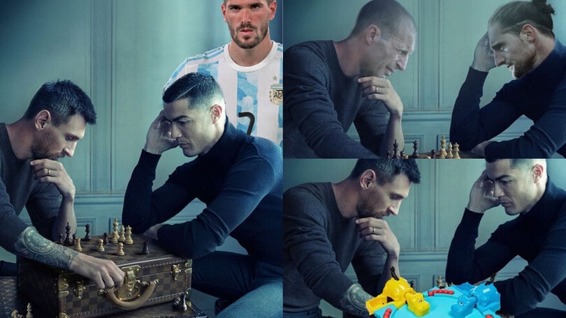 Messi e Cristiano Ronaldo, ironie social e meme a tema Juve