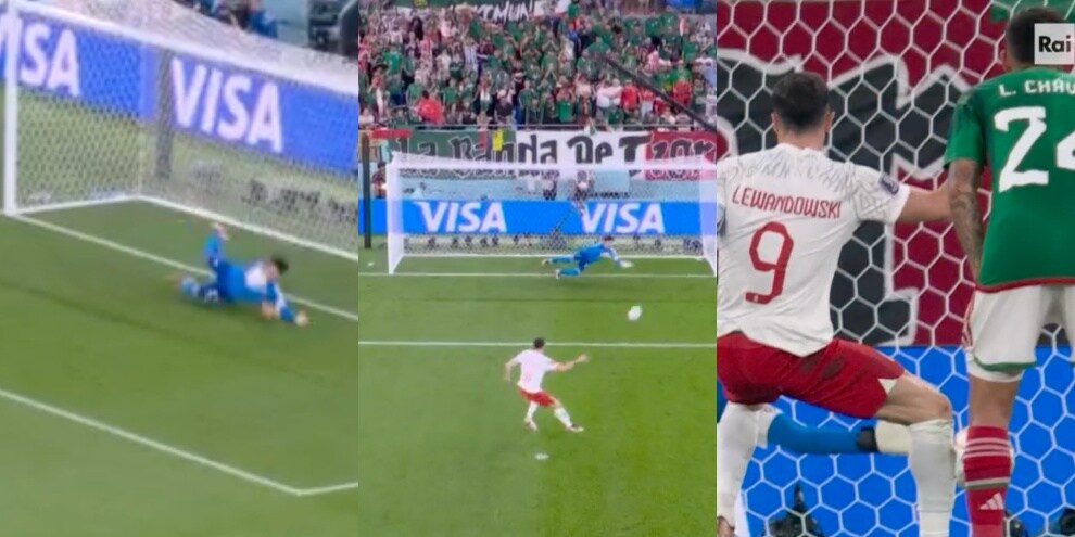 Lewandowski fallisce il rigore: la grande parata di Ochoa in Messico-Polonia