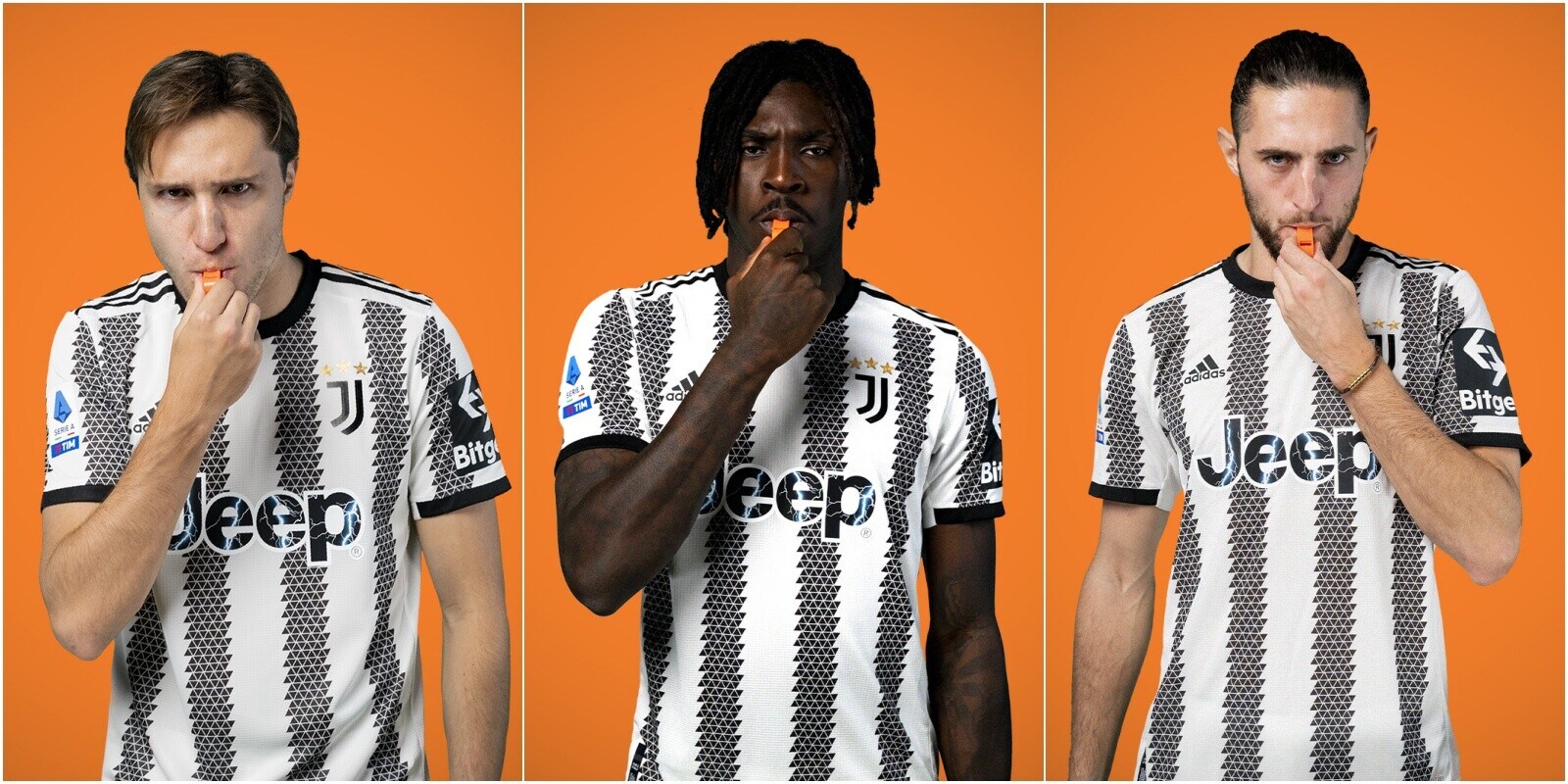 La Juventus e il fischietto arancione contro la violenza sulle donne FOTO