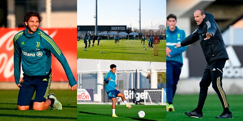 Juve, voglia di campo: si torna a correre e Allegri carica