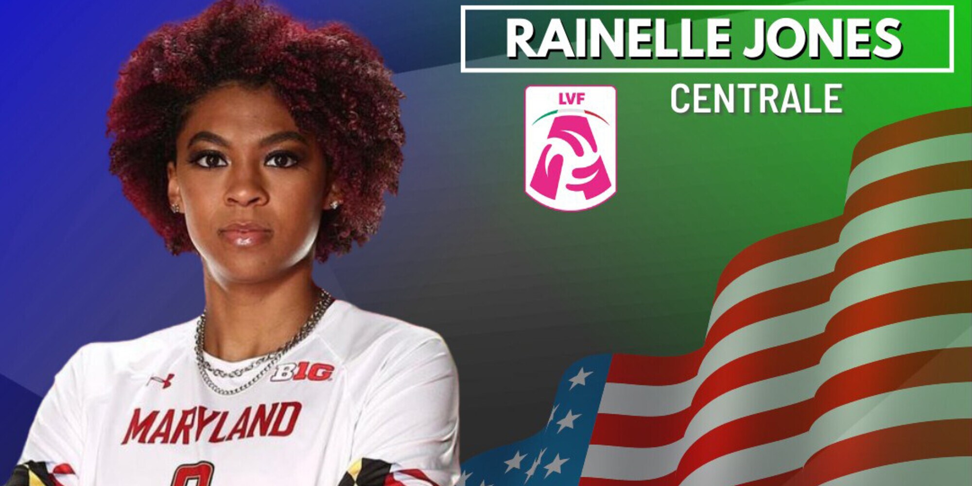 Unionvolley Pinerolo in arrivo Rainelle Jones