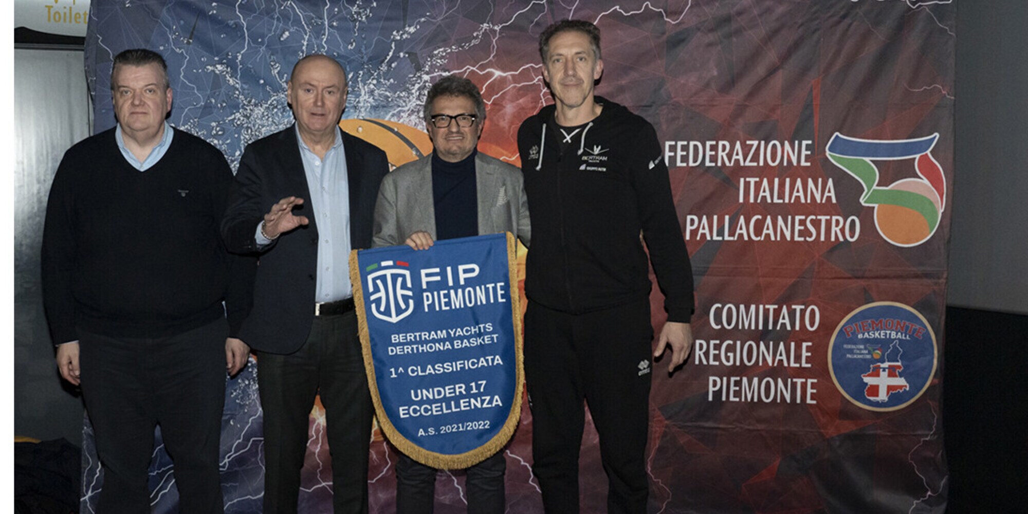 Il Derthona Basket premiato alla ‘Festa del Basket Piemontese 2022’