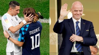 Modric, così no: voto 4! E quella poltroncina in velluto di Infantino…
