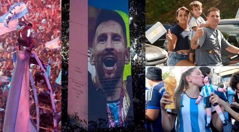 Folle festa Argentina: da Buenos Aires a Rosario tutti per Messi