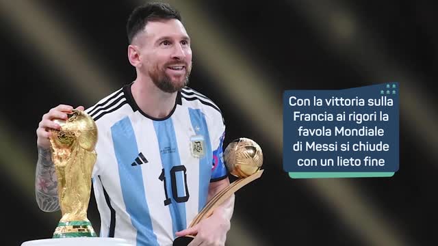 Messi, un Mondiale da favola: i numeri lo consacrano