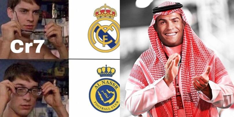Ronaldo scatena i social: Cristiano d'Arabia, il Real Al-Nassr e CR7 fattorino d'oro