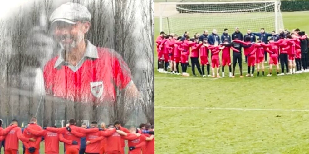 La Cremonese omaggia Vialli: il toccante gesto dopo l'allenamento