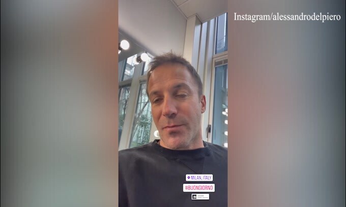 Del Piero è di nuovo in Italia