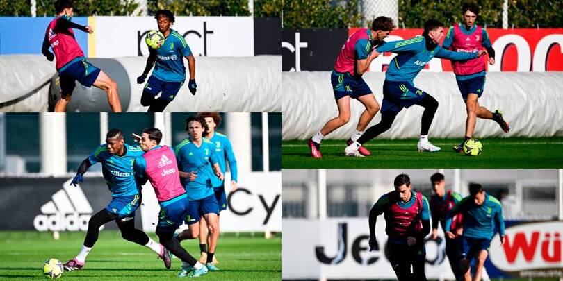 Pogba e Vlahovic show durante la partitella con la Juve Next Gen