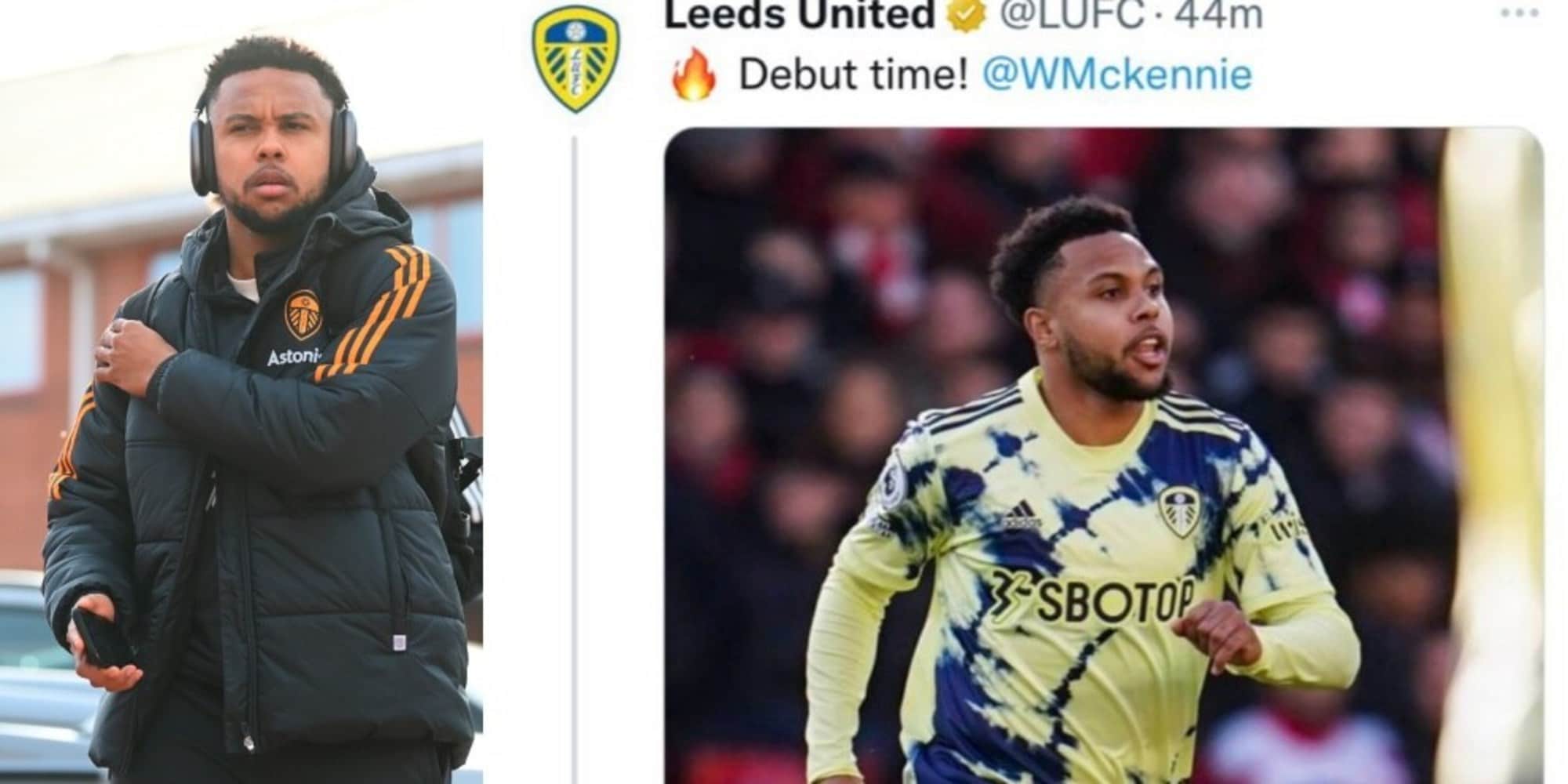 McKennie a Leeds, esordio con bufera social "Sembra sovrappeso"