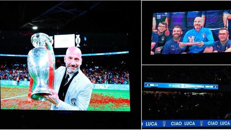 Italia-Inghilterra, l'omaggio per Vialli: "Azzurro per sempre"